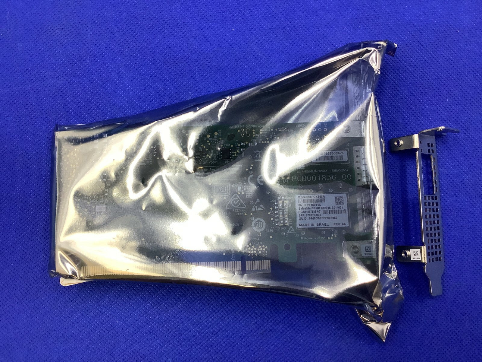 872725-B21 HPE INFINIBAND EDR 100GB 1-PORT 841QSFP28 ADAPTER 878578-001 CX555A