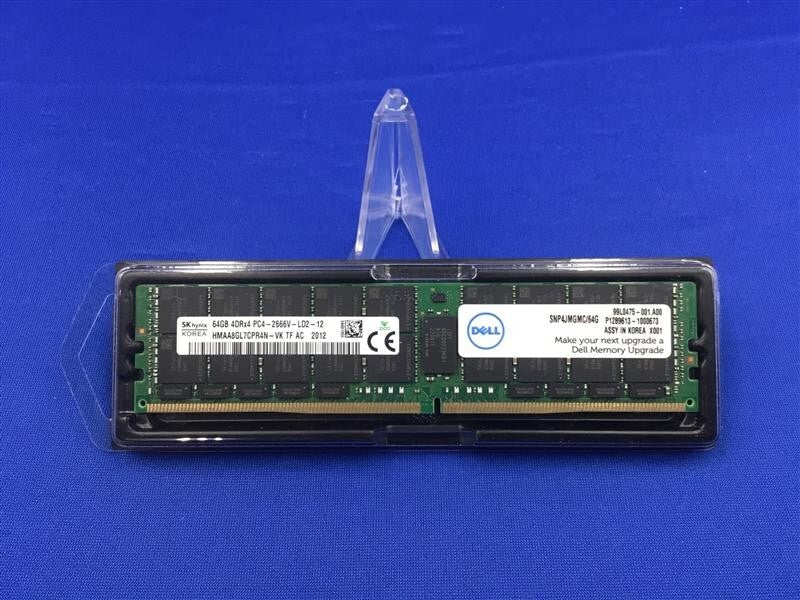 SNP4JMGMC/64G DELL 64GB (1X64GB) 4DRX4 PC4-2666V MEMORY