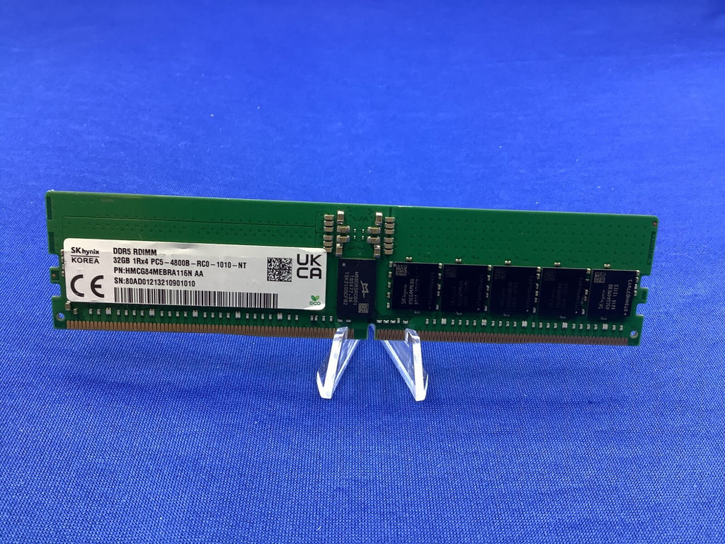 HMCG84MEBRA116N  HYNIX 32GB (1X32GB) 1RX4 PC5-4800B ECC RDIMM MEMORY